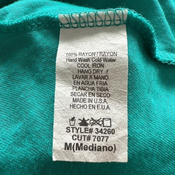 Umgee Turquoise and Silver Mini Dress - Picture 3 of 16